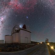 Milky Way galaxy arching above ESO’s La Silla Observatory in Chile